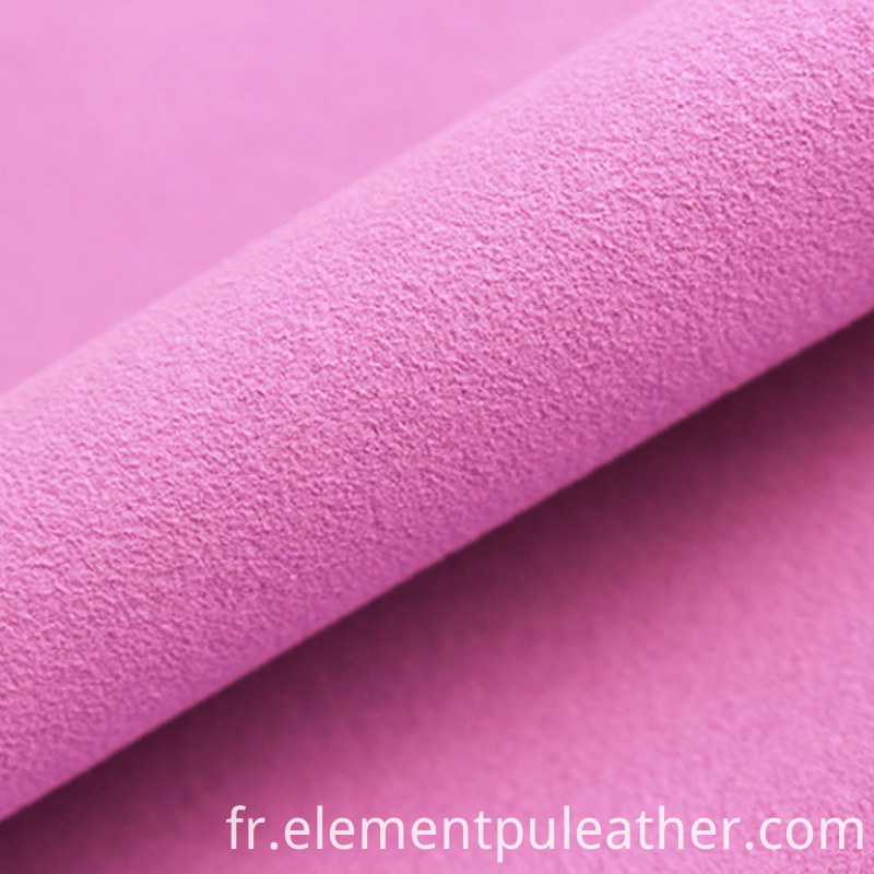 Cuir microfibre suède PU Microfiber Suede PU Leather